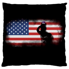 Honor Our Heroes On Memorial Day Standard Flano Cushion Case (two Sides) by Catifornia
