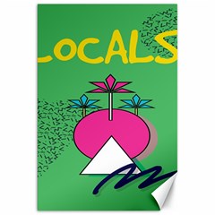 Behance Feelings Beauty Local Polka Dots Green Canvas 20  X 30   by Mariart