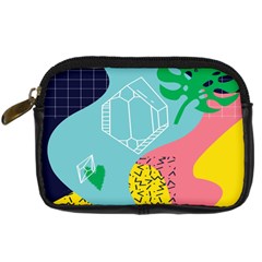 Behance Feelings Beauty Waves Blue Yellow Pink Green Leaf Digital Camera Cases by Mariart