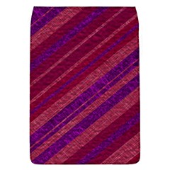 Maroon Striped Texture Flap Covers (l) 