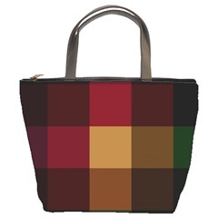 Stripes Plaid Color Bucket Bags by Mariart