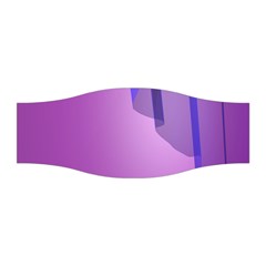 Verre Bleu Wave Chevron Waves Purple Stretchable Headband