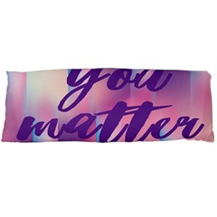 You Matter Purple Blue Triangle Vintage Waves Behance Feelings Beauty Body Pillow Case (dakimakura)