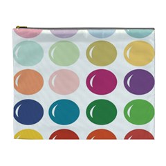 Brights Pastels Bubble Balloon Color Rainbow Cosmetic Bag (xl) by Mariart