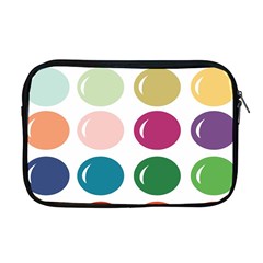 Brights Pastels Bubble Balloon Color Rainbow Apple Macbook Pro 17  Zipper Case by Mariart