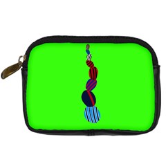 Egg Line Rainbow Green Digital Camera Cases by Mariart