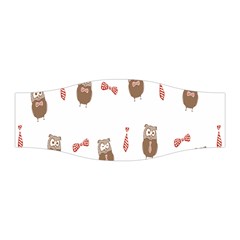 Insulated Owl Tie Bow Scattered Bird Stretchable Headband