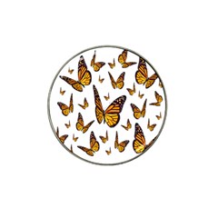 Butterfly Spoonflower Hat Clip Ball Marker (4 Pack) by Mariart