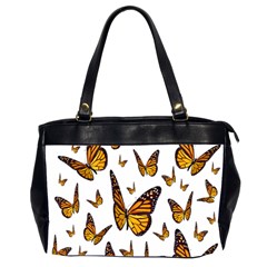 Butterfly Spoonflower Office Handbags (2 Sides) 