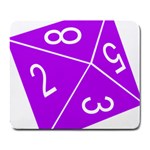 Number Purple Large Mousepads