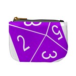 Number Purple Mini Coin Purses