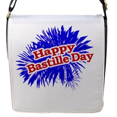 Happy Bastille Day Graphic Logo Flap Messenger Bag (s) by dflcprints