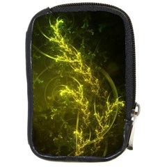 Beautiful Emerald Fairy Ferns In A Fractal Forest Compact Camera Cases by jayaprime