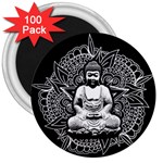 Ornate Buddha 3  Magnets (100 pack)