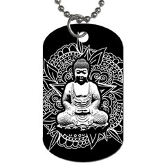 Ornate Buddha Dog Tag (two Sides) by Valentinaart