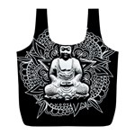 Ornate Buddha Full Print Recycle Bags (L) 
