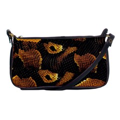 Gold Snake Skin Shoulder Clutch Bags by BangZart