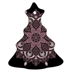 Ornate Mandala Christmas Tree Ornament (two Sides) by Valentinaart