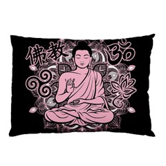 Ornate Buddha Pillow Case by Valentinaart
