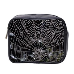 Spider Web Wallpaper 14 Mini Toiletries Bag 2-side by BangZart