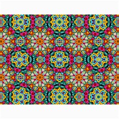 Jewel Tiles Kaleidoscope Canvas 12  X 16   by WolfepawFractals