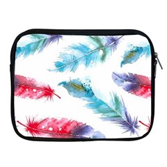 Watercolor Feather Background Apple Ipad 2/3/4 Zipper Cases by LimeGreenFlamingo