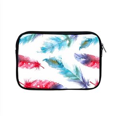 Watercolor Feather Background Apple Macbook Pro 15  Zipper Case by LimeGreenFlamingo