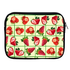 Strawberries Pattern Apple Ipad 2/3/4 Zipper Cases by SuperPatterns