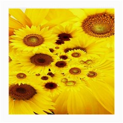Beautiful Sunflowers Medium Glasses Cloth (2-side)