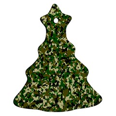 Camo Pattern Christmas Tree Ornament (two Sides) by BangZart