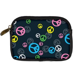 Peace & Love Pattern Digital Camera Cases by BangZart