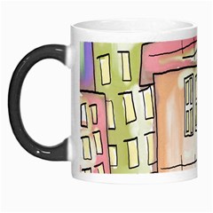 A Village Drawn In A Doodle Style Morph Mugs by BangZart