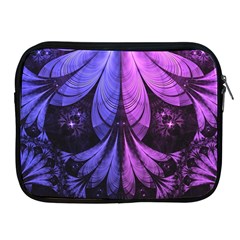 Beautiful Lilac Fractal Feathers Of The Starling Apple Ipad 2/3/4 Zipper Cases by jayaprime
