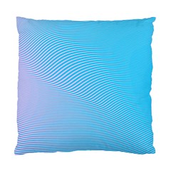 Background Graphics Lines Wave Standard Cushion Case (two Sides) by BangZart