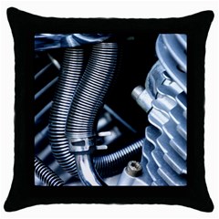 Motorcycle Details Throw Pillow Case (black) by BangZart