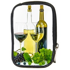 White Wine Red Wine The Bottle Compact Camera Cases by BangZart