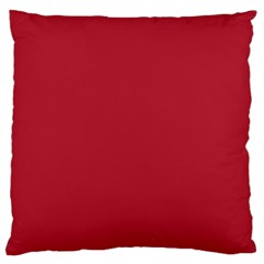Usa Flag Red Blood Red Classic Solid Color  Large Flano Cushion Case (one Side) by PodArtist