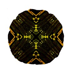 Abstract Glow Kaleidoscopic Light Standard 15  Premium Flano Round Cushions by BangZart