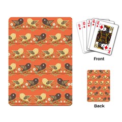 Birds Pattern Playing Card by linceazul