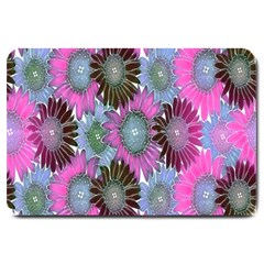 Floral Pattern Background Large Doormat  by BangZart