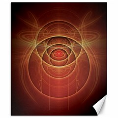 The Rusty Red Fractal Scarab Of Fiery Old Man Ra Canvas 20  X 24   by jayaprime