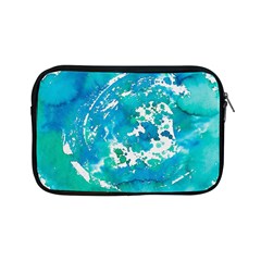 Blue Watercolors Circle                    Apple Ipad Mini Protective Soft Case by LalyLauraFLM