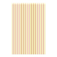 Stripes Pink And Green  Line Pattern Shower Curtain 48  X 72  (small)  by paulaoliveiradesign