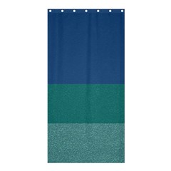 Blue Gradient Glitter Texture Pattern  Shower Curtain 36  X 72  (stall)  by paulaoliveiradesign