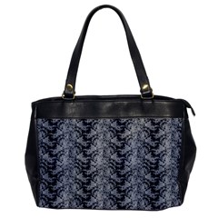 Black Floral Lace Pattern Office Handbags