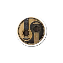 Old And Worn Acoustic Guitars Yin Yang Golf Ball Marker (10 Pack) by JeffBartels