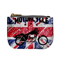 Motorcycle Old School Mini Coin Purses by Valentinaart
