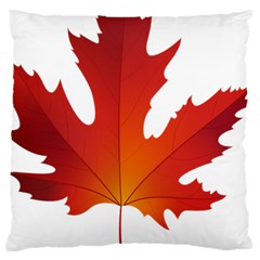 Autumn Maple Leaf Clip Art Large Cushion Case (two Sides) by BangZart