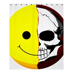 Skull Behind Your Smile Shower Curtain 60  X 72  (medium)  by BangZart