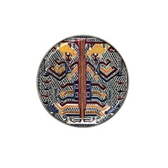 Traditional Batik Indonesia Pattern Hat Clip Ball Marker (4 Pack) by BangZart